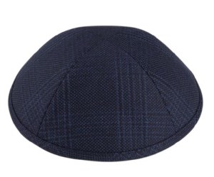 Picture of iKippah Blue and Black Plaid Size 3